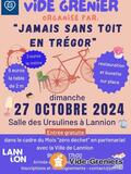 Photo vide grenier organisé par 'Jamais sans Toit' à Lannion