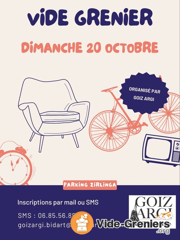 Vide Grenier organisé par l’association Goiz Argi