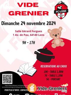 Vide grenier organisé par le fc lons