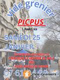 Photo vide grenier PICPUS à Paris