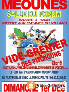 Photo de l'événement Vide grenier des pitchouns (salle du forum)