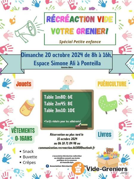 Vide grenier puériculture