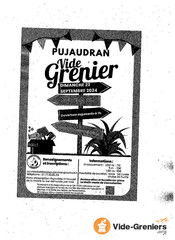 vide grenier PUJAUDRAN