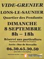 Vide grenier quartier des Pendants