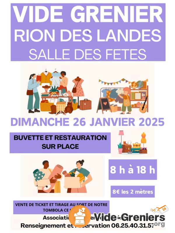 Vide grenier rion-des-landes