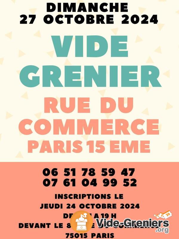 Vide grenier RUE DU COMMERCE