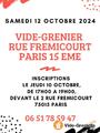 Vide-grenier rue Frémicourt