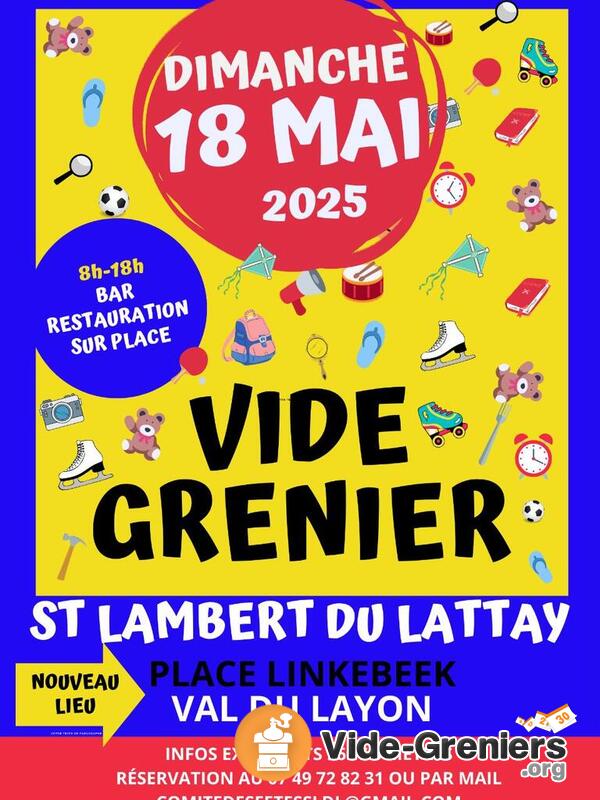 Vide grenier saint lambert du lattay