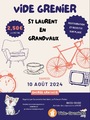 Vide grenier de Saint Laurent en Grandvaux