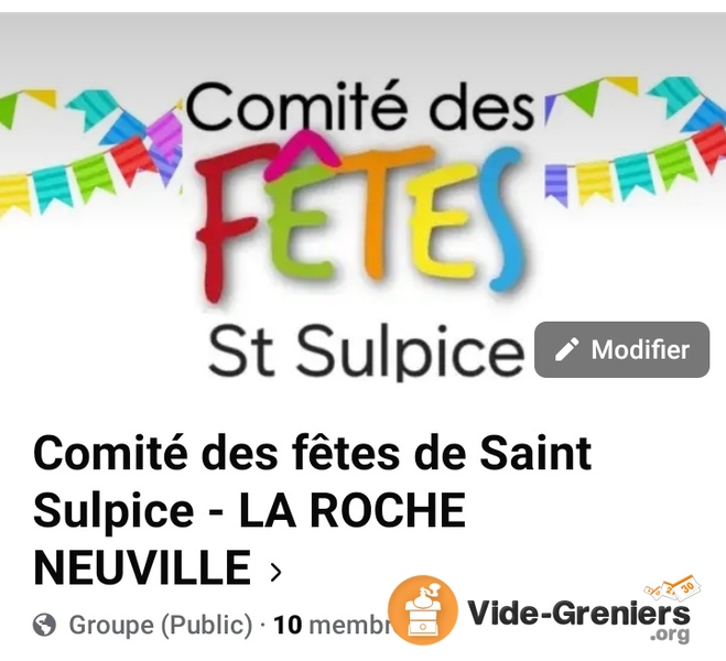 Vide grenier de Saint Sulpice