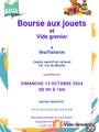 Vide grenier en salle Bourse aux jouets