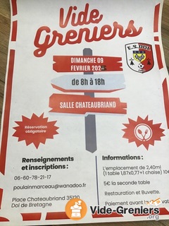 Photo de l'événement Vide grenier salle chateaubriand dol de Bretagne