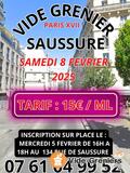 Photo vide grenier Saussure à Paris