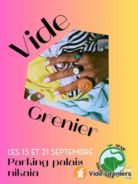 Vide grenier Sens Solidaires - Parking des pins