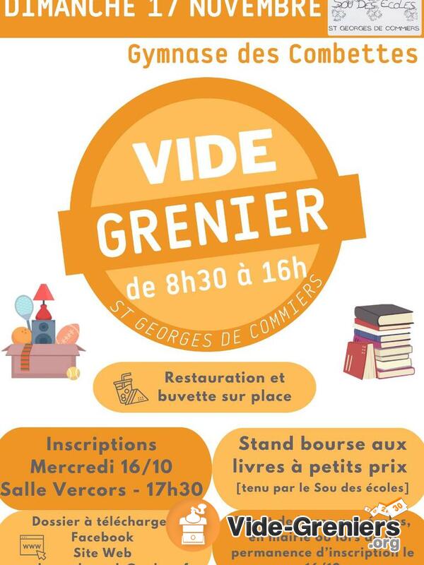 Vide grenier sou des écoles