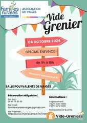 Vide grenier spécial enfance