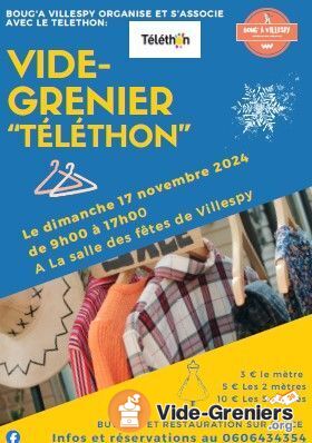 vide grenier téléthon