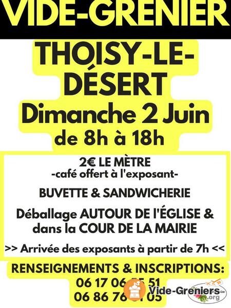 Vide Grenier Thoisy-le-Désert