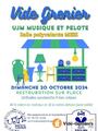 Vide grenier ujm musique et pelote