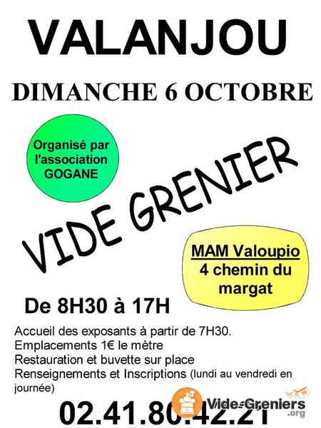 Vide Grenier à Valanjou