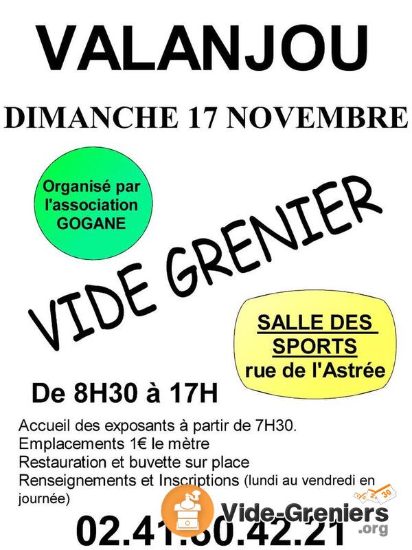 Vide grenier a valanjou