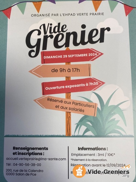 Vide grenier Verte Prairie