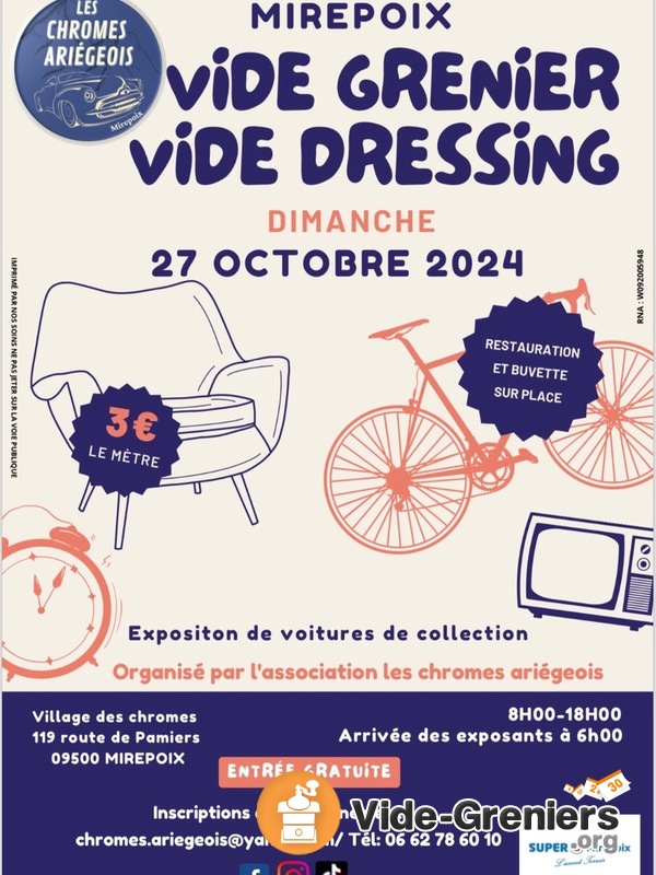 Vide grenier-vide dressing