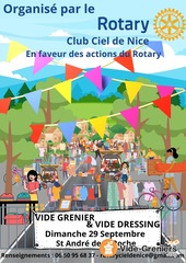 Photo de l'événement Vide-grenier vide-dressing du Rotary Ciel de Nice