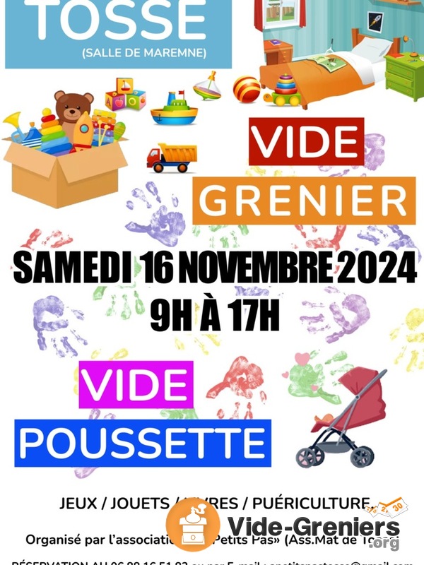 Vide grenier - vide poussette