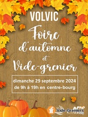 Photo de l'événement Vide Grenier Volvic lors de la foire d’automne