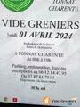 Photo Vide greniers à Tonnay-Charente
