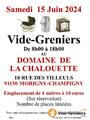 Photo Vide-greniers annuel du Domaine de la Chalouette à Morigny-Champigny
