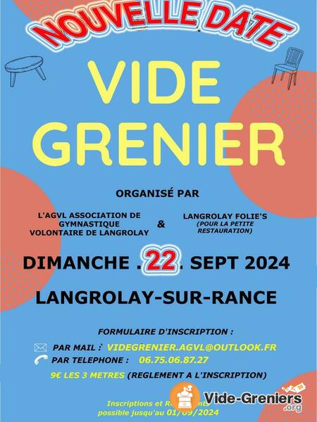 Vide-Greniers au centre bourg avec restauration et buvette