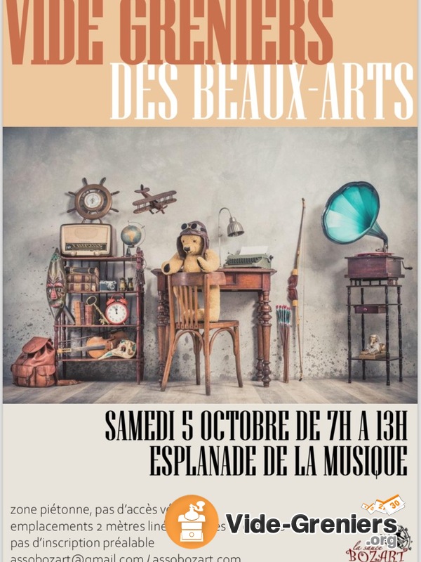 Vide greniers des Beaux Arts