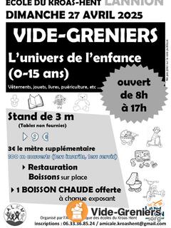 Photo de l'événement Vide-greniers dédié à l'enfance (0-15ans)