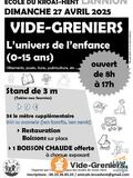 Photo Vide-greniers dédié à l'enfance (0-15ans) à Lannion