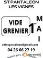 Photo Vide greniers du 1er mai reporté au 9 mai à Saint-Pantaléon-les-Vignes