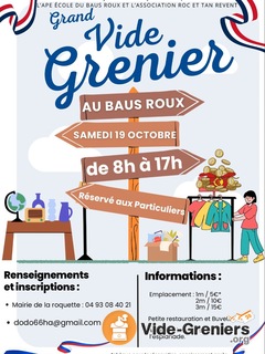 Photo de l'événement Vide-greniers du Baus-Roux