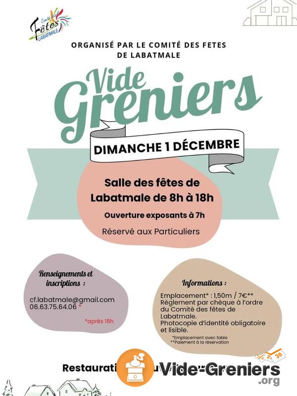 Vide greniers du comité des fêtes