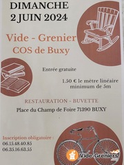 Vide greniers du C.O.S de Buxy - Restauration-Buvette-Glace