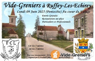 Photo de l'événement Vide-greniers du fcl ruffey-les-echirey