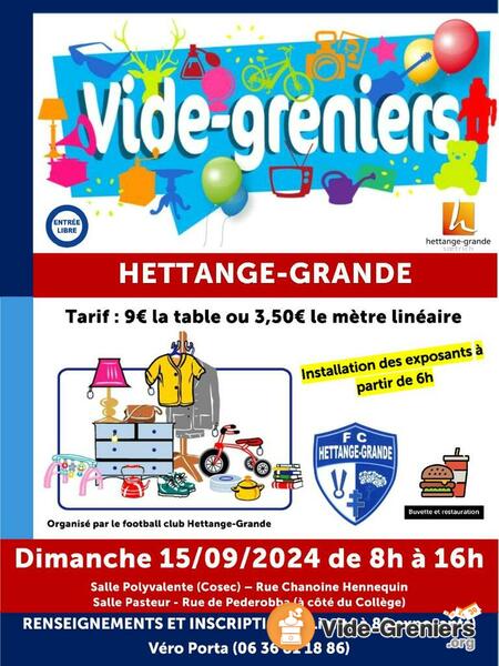 Vide-greniers du Football Club Hettange-Grande