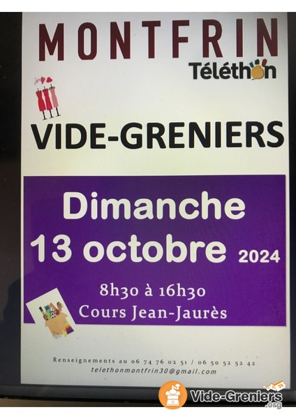 Vide greniers du telethon