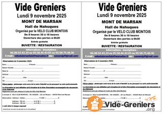 Photo de l'événement Vide greniers du velo club montois