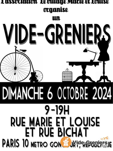 vide greniers du village Marie et Louise