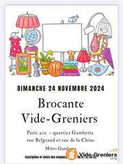 Vide greniers et brocante quartier Gambetta-Tenon