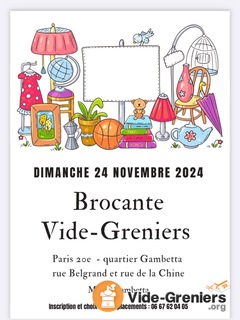 Photo de l'événement Vide greniers et brocante quartier Gambetta-Tenon AUTORISÉ