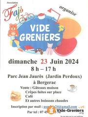 Vide greniers Fajs Fête de quartier jardin Perdoux Bergerac
