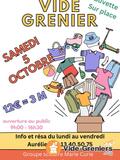 Vide-greniers groupe scolaire Marie Curie