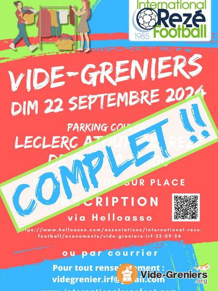 Vide-Greniers de L'IRF